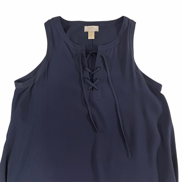 Loft Navy Dress - Picture 4 of 8